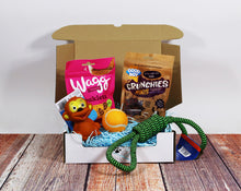 Load image into Gallery viewer, Dog Toys &amp; Treats Gift Box
